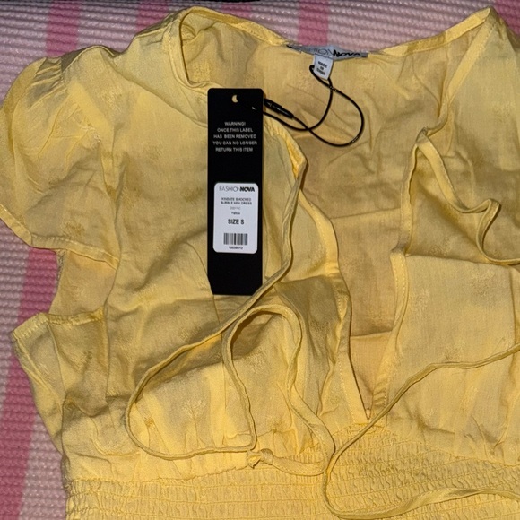 Fashion Nova Sunny Yellow Ruffle Dress - Picture 6 of 9